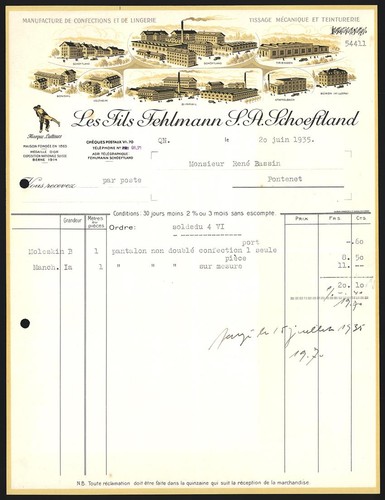 Rechnung berlin 1935 - rechnung, 1935,