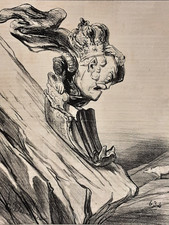 DAUMIER /CHARIVARI 1854  S