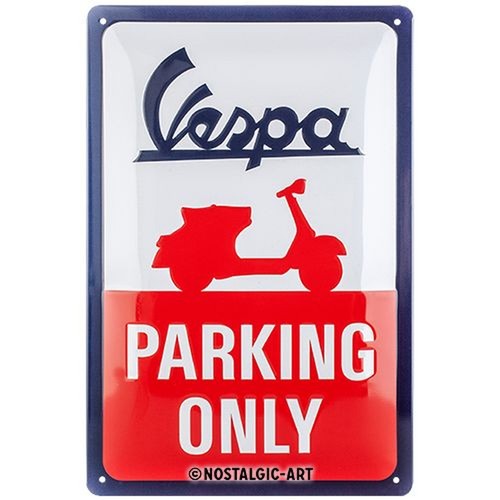 Relief blechschild vespa - relief-blechschild, "vespa