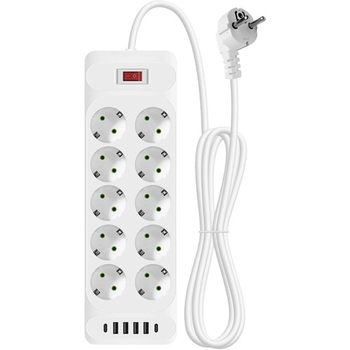 Steckdosenleiste 10er usb - usb, c
