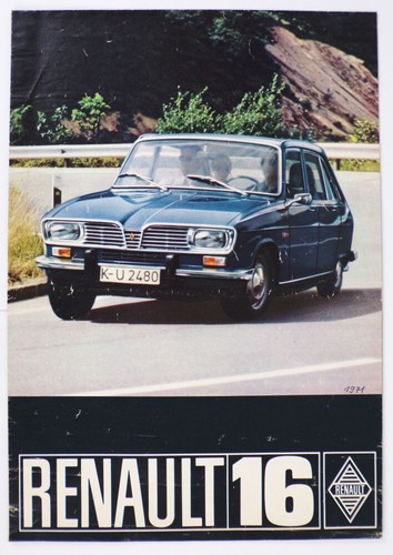 Renault prospekt 1971 - renault,
