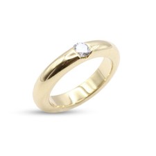 14 kt Gold Diamant Ehering
