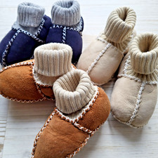 Babyschuhe lammfell farben 2 - lammfell, farben/2