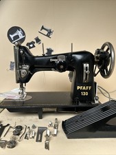 Nähmaschine PFAFF 130 näht Leder Jeans Generalüberholt Sahnetorte Top ✅