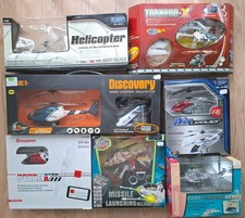 7x RC Heli Hubschrauber Graupner etc. Konvolut in OVP aber älter Akkus Bastler