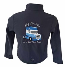 Blaue lkw softshell - blaue, jacke