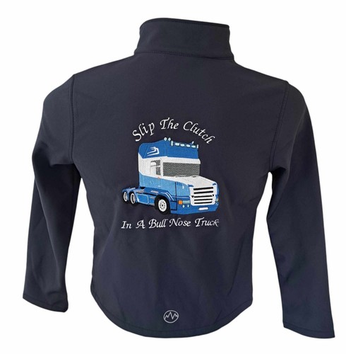 Blaue lkw softshell jacke - blaue,