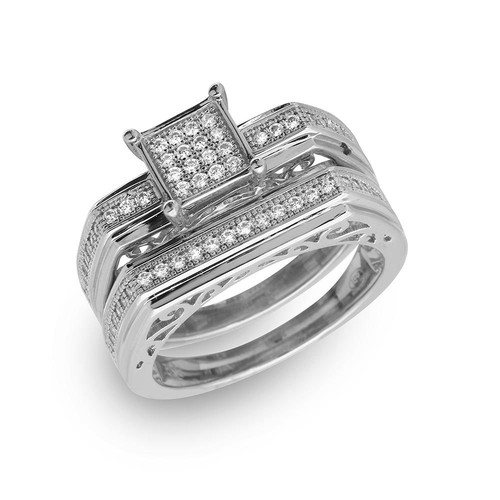 Sterlingsilber teiliges - sterlingsilber, 2-teiliges