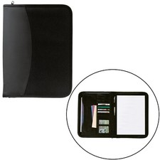 Schreibmappe DIN A4 Reißverschluss – Konferenzmappe A4 mit Schreibblock Mappe