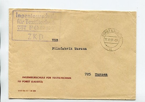 Ddr dienst zkd - dienst, brief