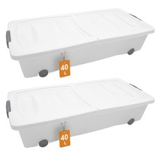 Unterbett Kommode m. Rollen