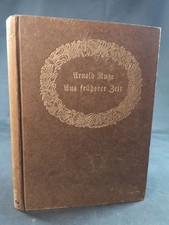 Aus früherer Zeit. [Erster