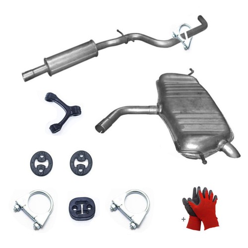 Auspuff inklusive anbausatz - auspuff,