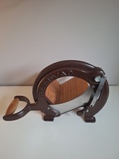 Raadvad Brotschneider, vintage, Deko, braun, Bücherregal, Brotschneidemaschine