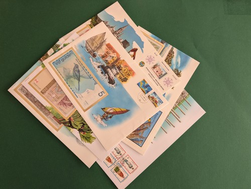 Numisbrief ersttagsbrief - 6x, /