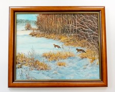 Winterlandschaft-Paarungszeit