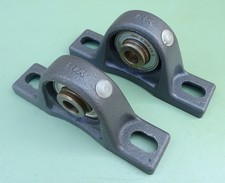 2 INA Lagerbock GRAE 12 NPPB Stehlager Gehäuselager Lagereinsatz Flanschlager