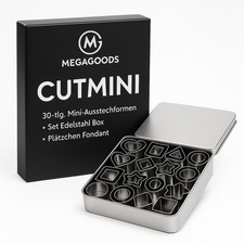 30-tlg. Mini-Ausstechformen