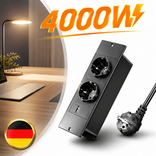 Tischplatte einbausteckdose - tischplatte,