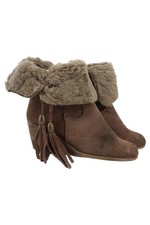 Damen Stiefeletten Braun