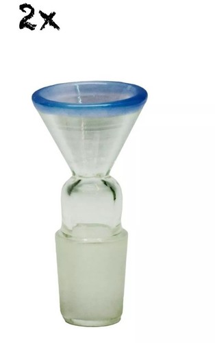 Blau 19mm 8mm glaskegel - 2x, 18,8mm