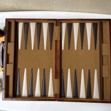 Vintage backgammon game set - backgammon,
