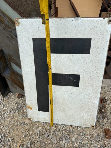 Original reichsbahn schild - dr,