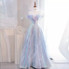 NEU Abend formell Party Abschlussball Brautjungfer Gastgeber Pailletten Kleid