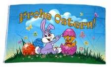 Fahne flagge frohe ostern - flagge,