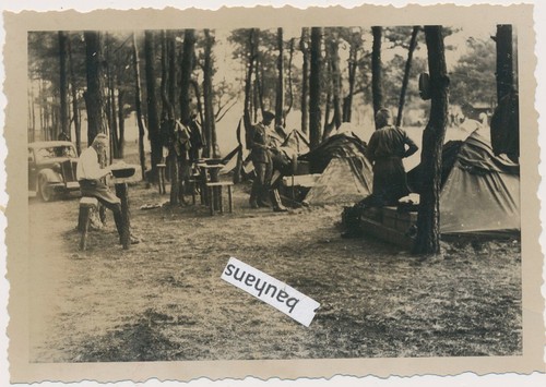 Foto wehrmacht lager zelte - foto, lager,