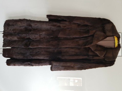 Lammfell pelzmantel braun - pelzmantel,,