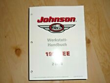 Johnson EVINRUDE 1999EE 2 bis 8 Outboards Außenbordmotoren Werkstatthandbuch OMC
