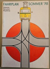 DDR Fahrplanheft Sommer 1978