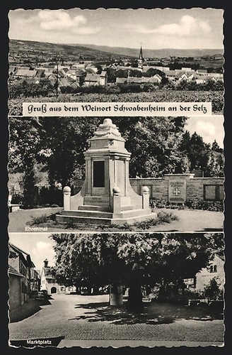 Ansichtskarte schwabenheim - schwabenheim, an