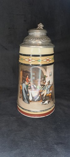 Alter bierkrug mit - alter,