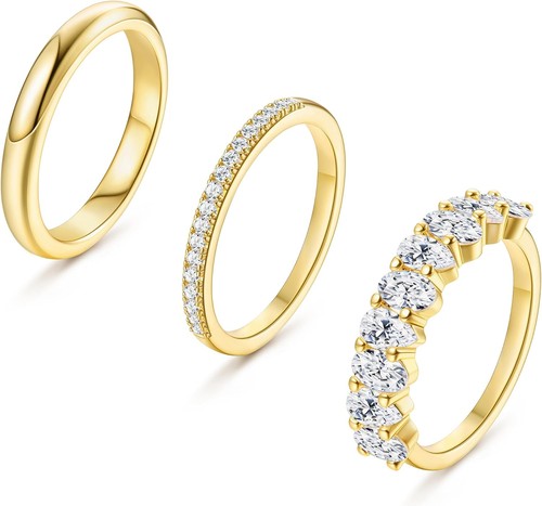 Ringe set teilig - ringe, gold