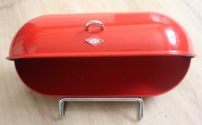 WESCO BROTKASTEN BREADBOY STAHLBLECH ROT 21 x 44,3 x 23 cm