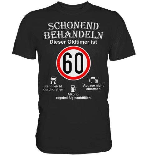 Geburtstag schonend - 60.,