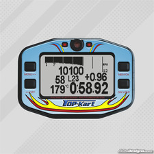 TOP-KART-STIL GEL AUFKLEBER