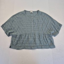 WRAP London Top Bluse 18 Blau