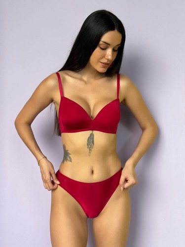 Nahtloser slip set aus - bh,
