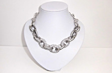 Halskette Collier silberfarbig