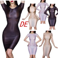 Damen Transparent Kleid