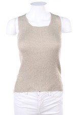 Lorena Antoniazzi Strick-Top Glitzer I 44 = D 38 beige