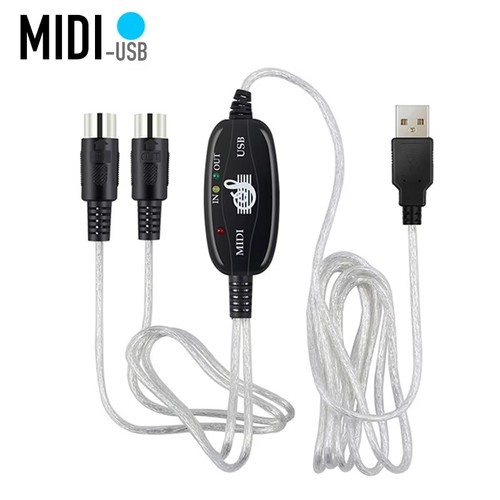 Midi usb kabel - kabel, to