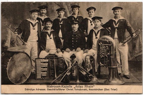 Matrosen kapelle 1912 aviso - kapelle,