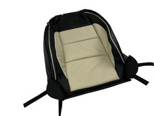 OEM Leder Lehnenbezug Beifahrersitz VW EOS 1F rechts Sitz Bezug heizbar schwarz