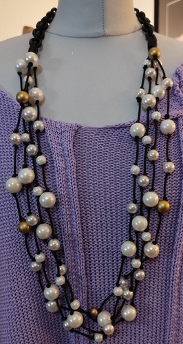 Lange kunststoff lagenlook - kunststoff,