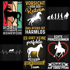 Pferde Sprüche T-Shirt -