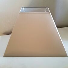 Lampenschirm "Trapez" lang in Taupe Look -Höhe25cm/Aufnahme E27/E14-Fracht frei!